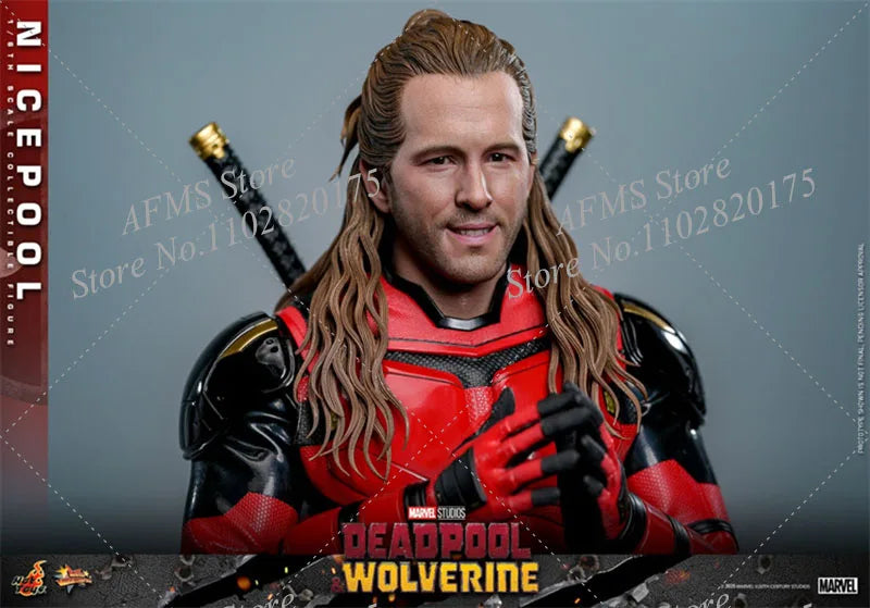 HOTTOYS MMS788 1/6 Scale Collectible Figure Ryan Reynolds Deadpool & Wolverine 12Inch Men Soldier Action Figure Body Toys