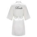 Wedding Bride Bridesmaid Robes for Women Bridal Party Gifts Team Dress Gown Silk Satin Sleepwear Kimono Sexy Summer Bathrobe