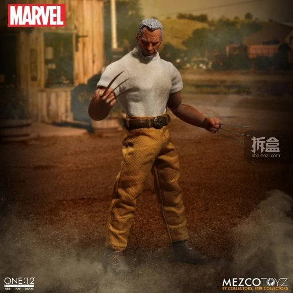 MEZCOTOYZ Genuine Superhero One 12 Series Wolverine Deadpool Logan Punisher Blade Daredevil Action Figures Model Toys Gifts