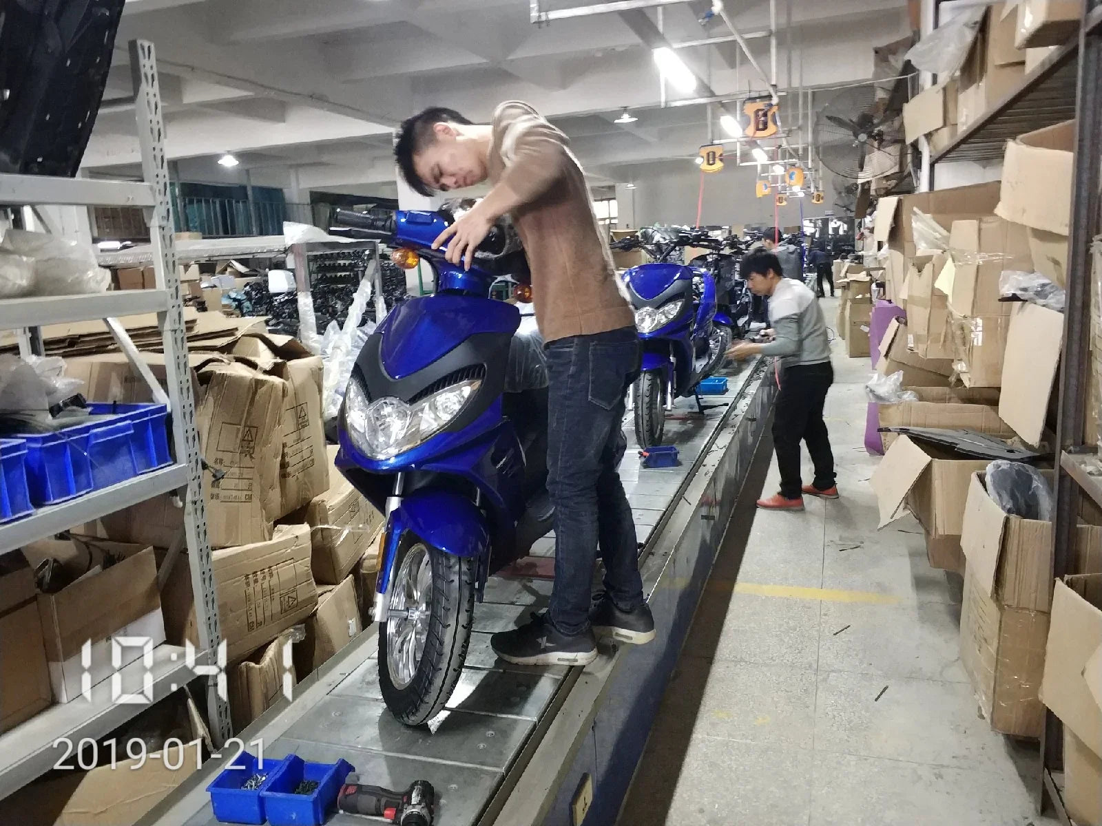 2025 New Den Electric Moped Scooter 1000W Electric 25Kmph Speed  OEM Mobility Scooter For Adults 4 Wheels