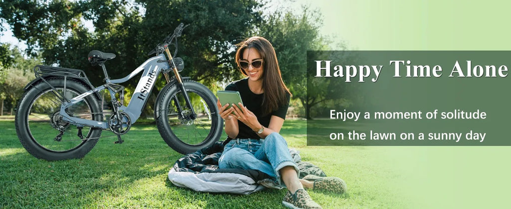 New 26" Electric Foldable Bike 1000W E-Bike 48V 30AH Bicycle  28mph Fat Tyre