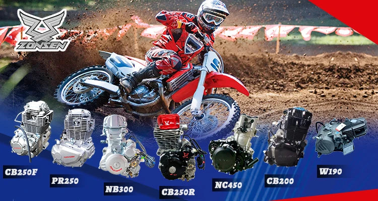 Original 250cc Engine Pit Bike Engine 250cc Dirt Bike Engine Zongshen RX3 For Dirt Bike Zongshen Nc250