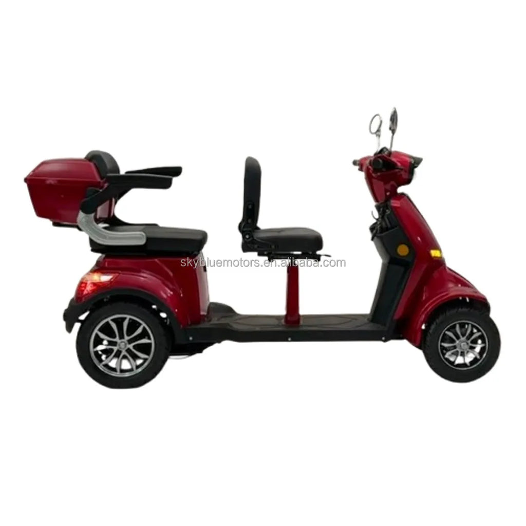 Modification 2025 High-Quality Mobility Scooter 1000W Two-Seat Electric Motorcycle for the Elderly 25KM/H for Sale Supplier Chin