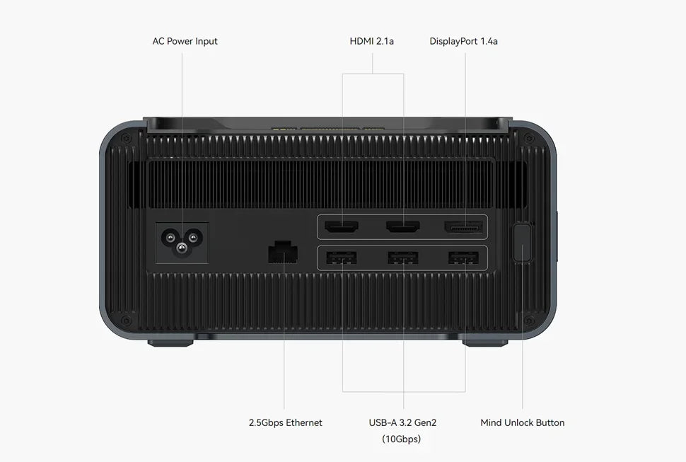 NVIDIA Geforce RTX 4060 Ti 16GB GDDR6 160W EGPU Graphics Card Expansion Dock with Thunderbolt Bolt 4/HDMI 2.1a/microphone