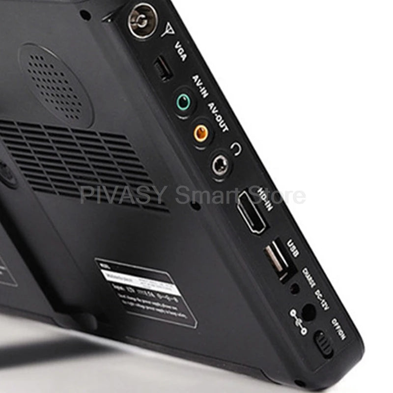 Portable Digital TV Monitor Car Screen 10.1 Inch Movable LED Domestic Outdoor Lightweight Slim Small mini Manufacturer Battery