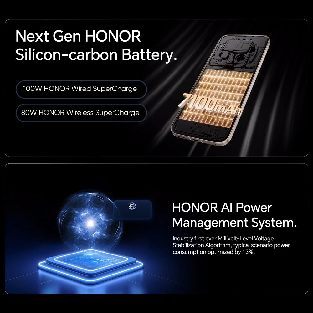 Global Version HONOR Magic8 Pro Snapdragon 8 Elite Gen 5 6.71'' 120Hz OLED Display 7100mAh 100W SuperCharge Magic 8 Pro Phones