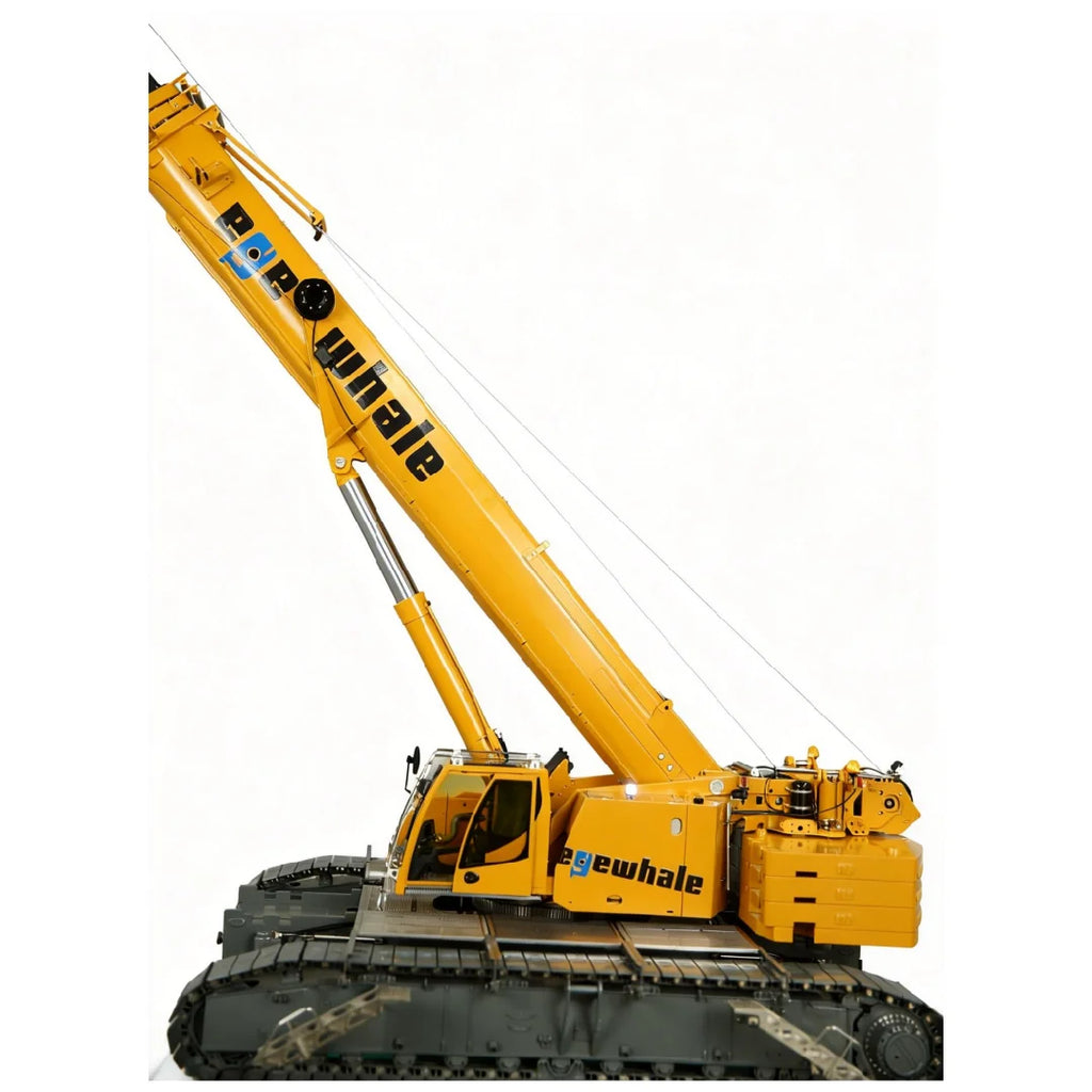D1220 1:14 RC Hydraulic Telescopic Crawler Crane Heavy Duty Tracked Remote Control Crane Truck Construction Cars Machine Models