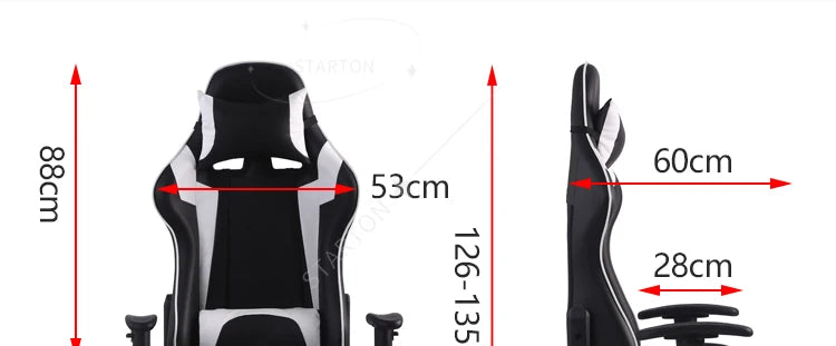 Free Sample Pc Office Racing Computer Scorpion Reclining Leather Autofull Gamer Dropshipping Led Gaming Chair With Footrest