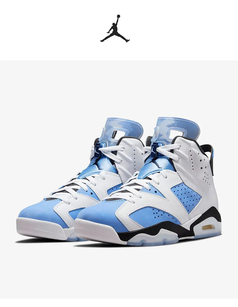 Nike genuine men's Air Jordan 6 high top sports basketball shoe CT8529-410