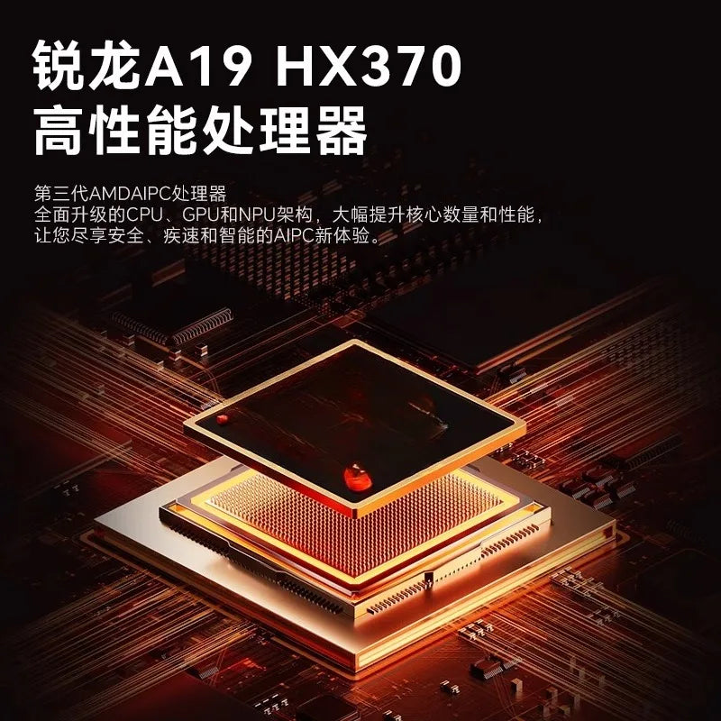 Mini host Ryzen AI9-HX370 high performance high computing power AI e-sports game computer desktop small host