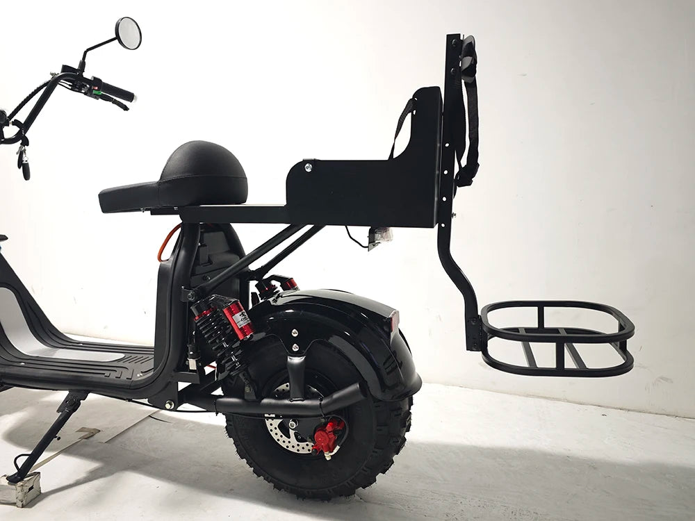 ZAIQU  Citycoco Removable Battery Electric Scooter Golf Bag 2 Wheel Fat Tire Electric Scooters Powerful Adult 1500w 2000w E Scoo