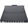 2026 17.3" 1U LED KVM Console 16 Port+16 Pack Cables, Jamanet Rack KVM Console Drawer, 17.3 Inch LCD KVM Switch Wireless