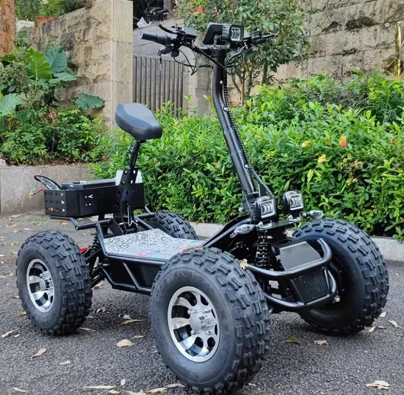 Club Product All Terrain 60v 60ah 10000 Watt 4x4 Off Road Scooter Electric Atv Prices Ride on Golf Scooter