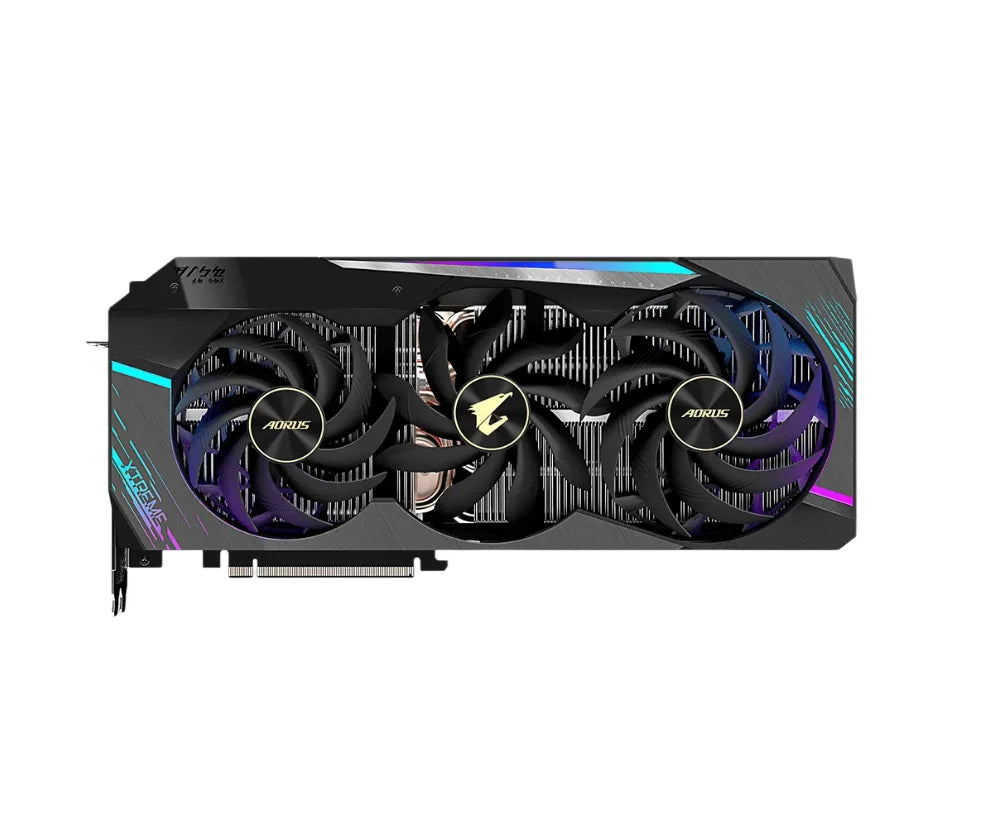 GIGABYTE NVIDIA AORUS RTX 3080 10GB GDDR6X 320bit GV N3080AORUS X 10GD graphics card PCI-E4.0 DP HDMI 8pin For Desktop PC Gaming