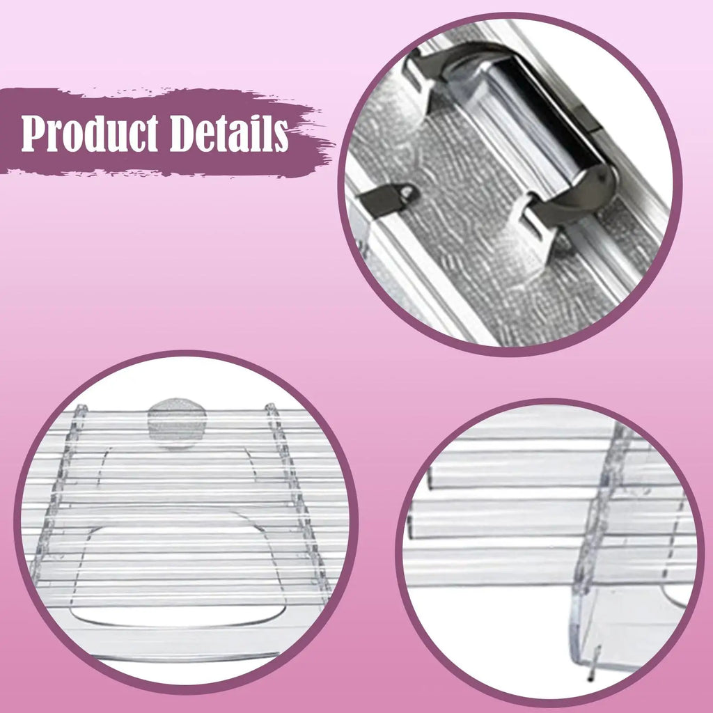 Transparent Singing Harp Durability Professional Easy to Use Healings Music