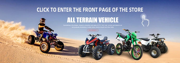 For200cc Chinese Sports Quad Bike ATV 4x4 Automatic UTV Oil Cooled CVT Big Bull 10 Inch Alloy Rims Adult Buggy Chain Drive 4-Str