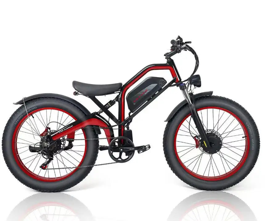 Electric bicycle 4000w motor 52v32ah battery 65km/h Electric bike 26 inch shock absorption mountain off-road mountain E-bike