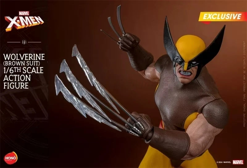 【MT】Hot Toys Marvel HS03 X-Men Wolverine (Brown Clothes) 1:6 Scale Action Figure Collection Toys