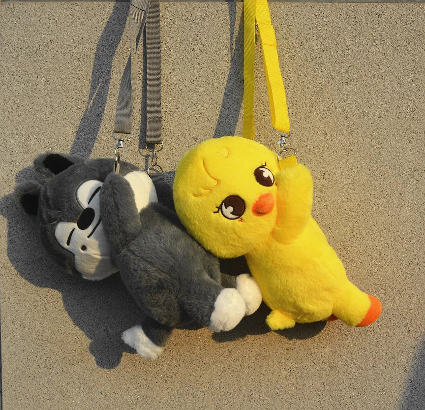 New SKZOO Stray Kids SKZ Fans Straykids POP up Week Plush Animal Crossbody Bag Children Adult Fans Gift K-POP Decoration
