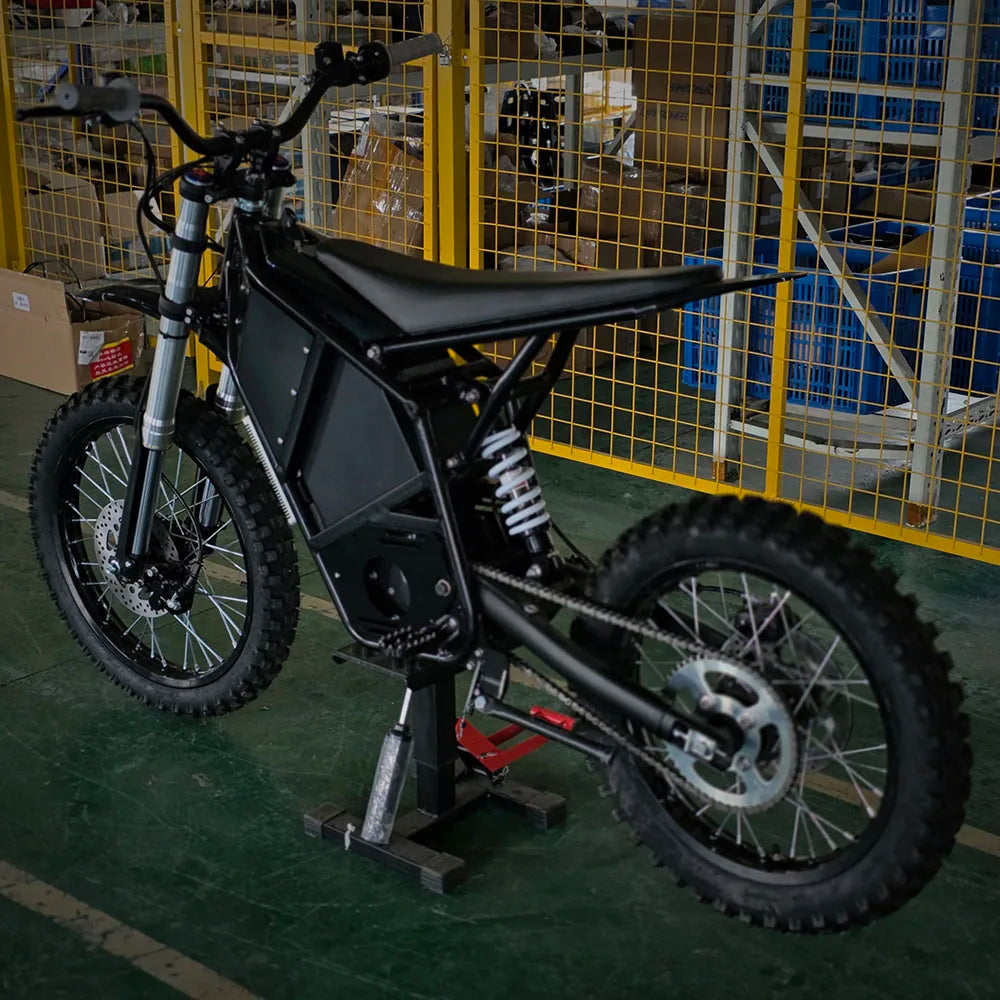 Latest MD-2X Electric Dirt Bike 72V 8000W Mid Drive Motorbike 40Ah Lithium Battery With Hydraulic Disc Brakes Mountain Bike