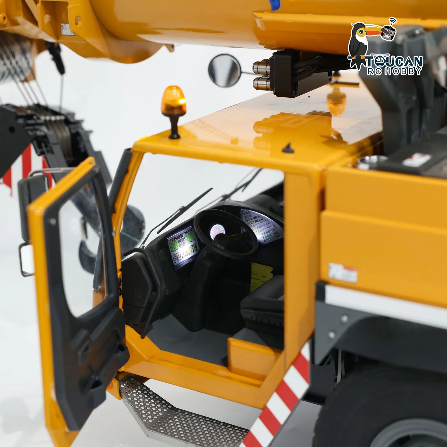 RC Crane Trucks D1350 1/14 Heavy Metal Crane Model RTR with Light and Sound System Adult Remote Control Cars Machine Toys