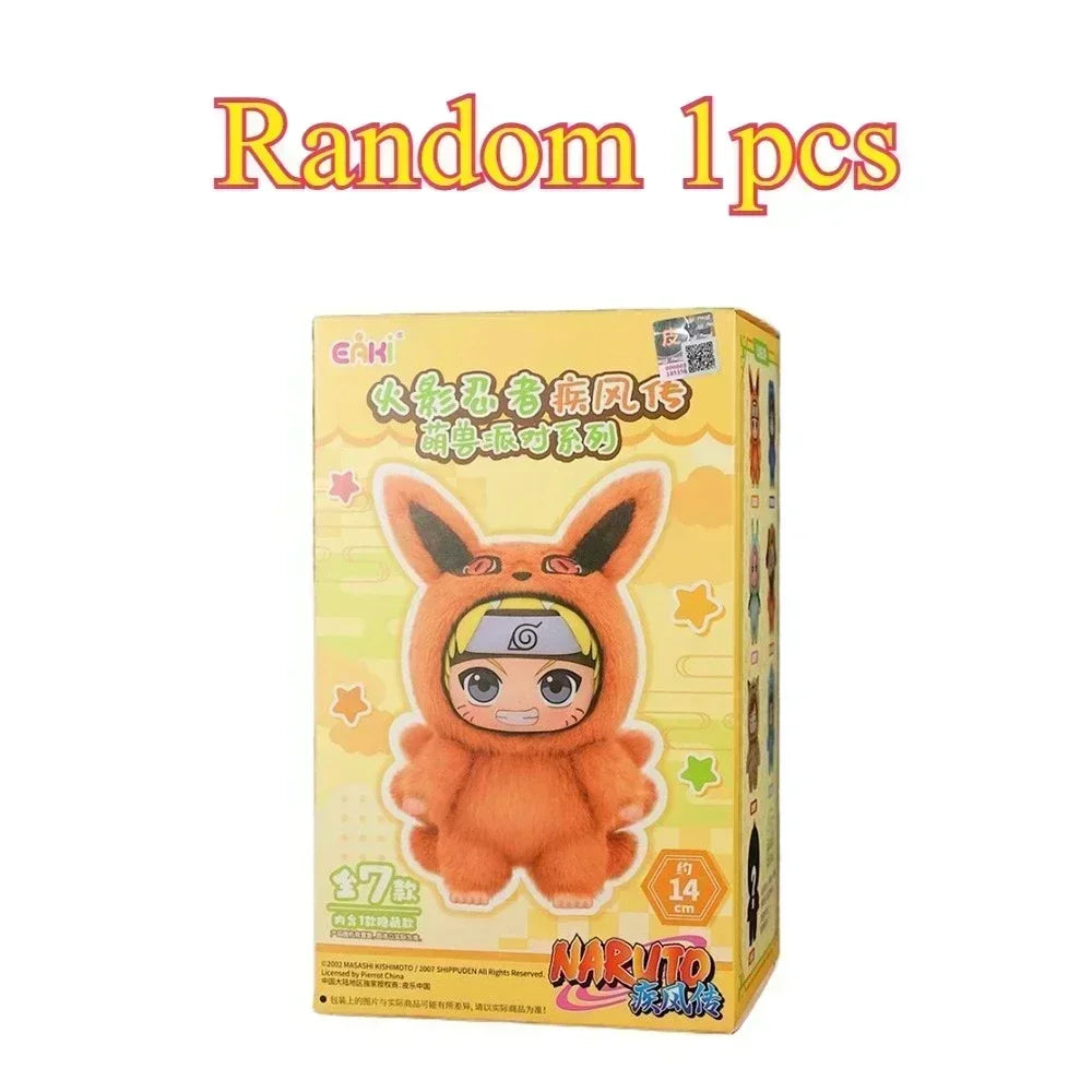 Original Eaki Naruto Blind Box Shippuden Beast Party Series Plush Doll Cute Hand-Made Custom Gift Ornaments For Men And Women