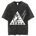 2024 Anime Ghost in the Shell Washed T-shirts Mens Clothing Graphic Manga Harajuku Tees Unisex Summer Top Male Streetwear