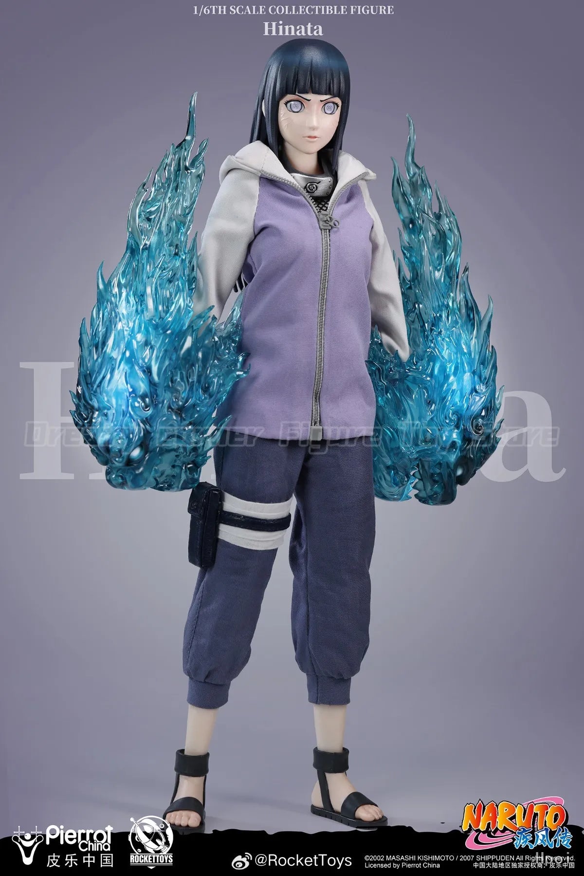 【In Stock】RocketToys ROC-006 NARUTO Shippuden Hyuuga Hinata 1/6 Action Figure
