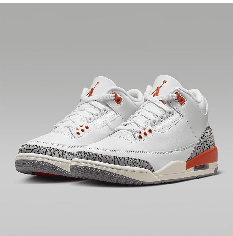 Nike Authentic Air Jordan 3 Retro Women's Cushioned Shoes CK9246-121