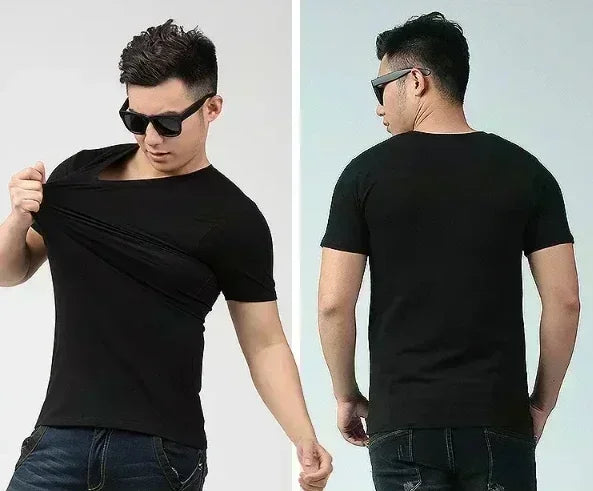 Men's T-shirt Cotton heavy cross print T-shirt Harajuku y2k casual O-neck short sleeve unisex