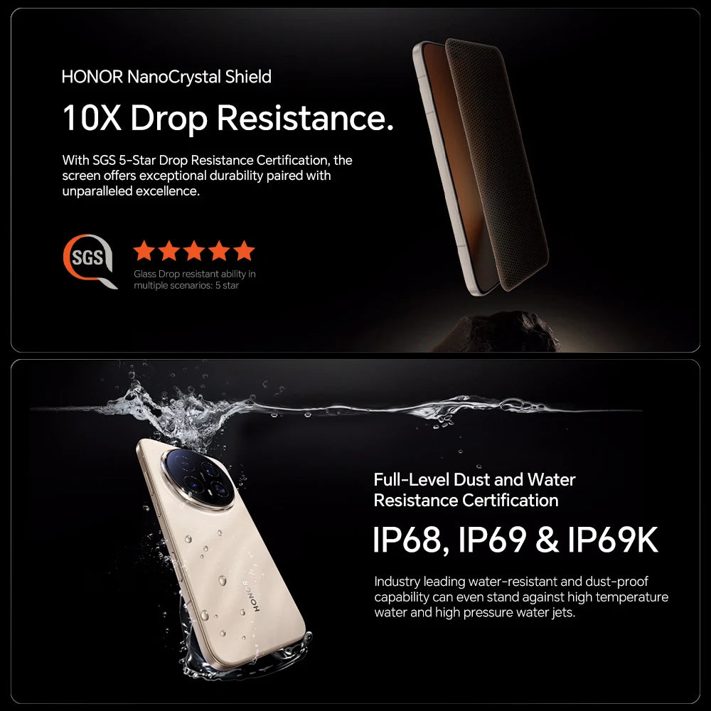 Global Version HONOR Magic8 Pro Snapdragon 8 Elite Gen 5 6.71'' 120Hz OLED Display 7100mAh 100W SuperCharge Magic 8 Pro Phones