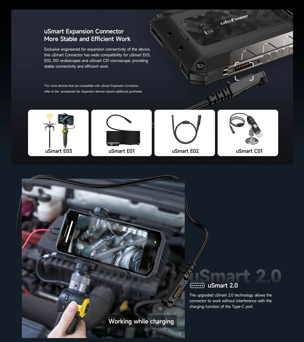 Ulefone Armor 28 Ultra 5G AI Thermal Imaging Rugged Phone 1TB ROM 32GB RAM Dimensity 9300+ Android AMOLED 6.67" Smartphone