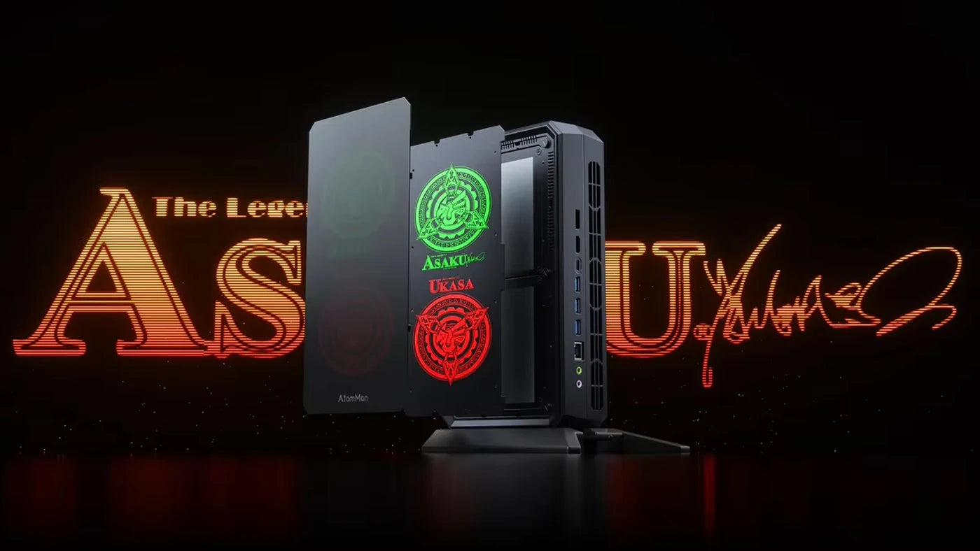 Fashion AtomMan G7 PT Gaming Desktop Computer AMD Ryzen 9 7945HX AMD Radeo RX7600M XT DDR5 Minisforum Dedictate Office Mini PC