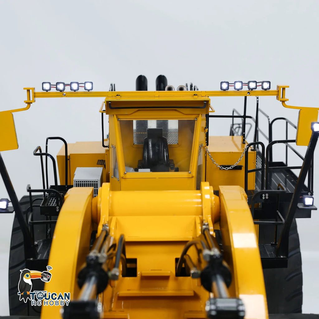 1/14 L2350 Heavy RC Hydraulic Loader RTR Machine FlySky ST8 Radio Control Construction Vehicle Car Smoking Unit Light Sound Toy