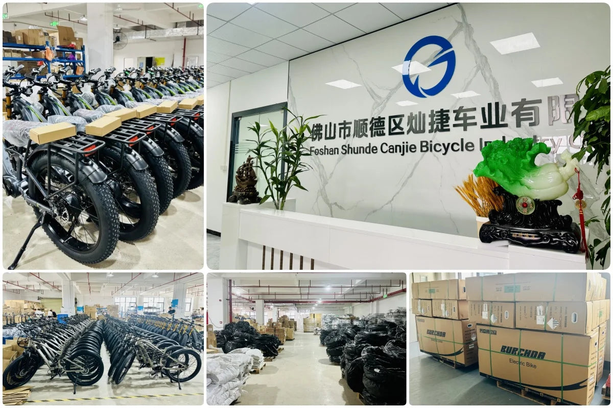 Electric Mountain Bike BURCHDA HC26 Dual Motor Version US Warehouse Stock Free Shipping 48V 30Ah Long Range Motor Bicycle