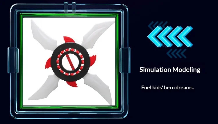 Light Up Ninja Star Fidget Spinner Colorful Led Lights Switchable Long Lasting Easy To Play Rotating Toy Boys Kids Birthday Gift
