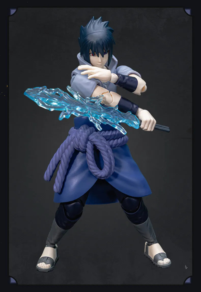Blokees Naruto Action Figures Naruto Uzumaki Kurama Sasuke Uchiha Minato Namikaze Assembly Model Champion Class Anime Toys Gift