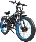 BAOLUJIE 2603 Electric Bike for Adults，52V 32AH Electric Bicycle，Peak 5000W Mountain E-bikes，21-speed Dual Motors Moped Ebike