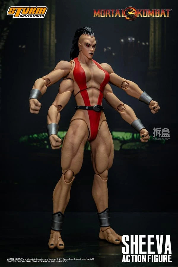Storm Toys Genuine Mortal Kombat Series Sheeva Shao Kahn Fighting Game Collection Standard Version 1/12 Action Figures Model Toy