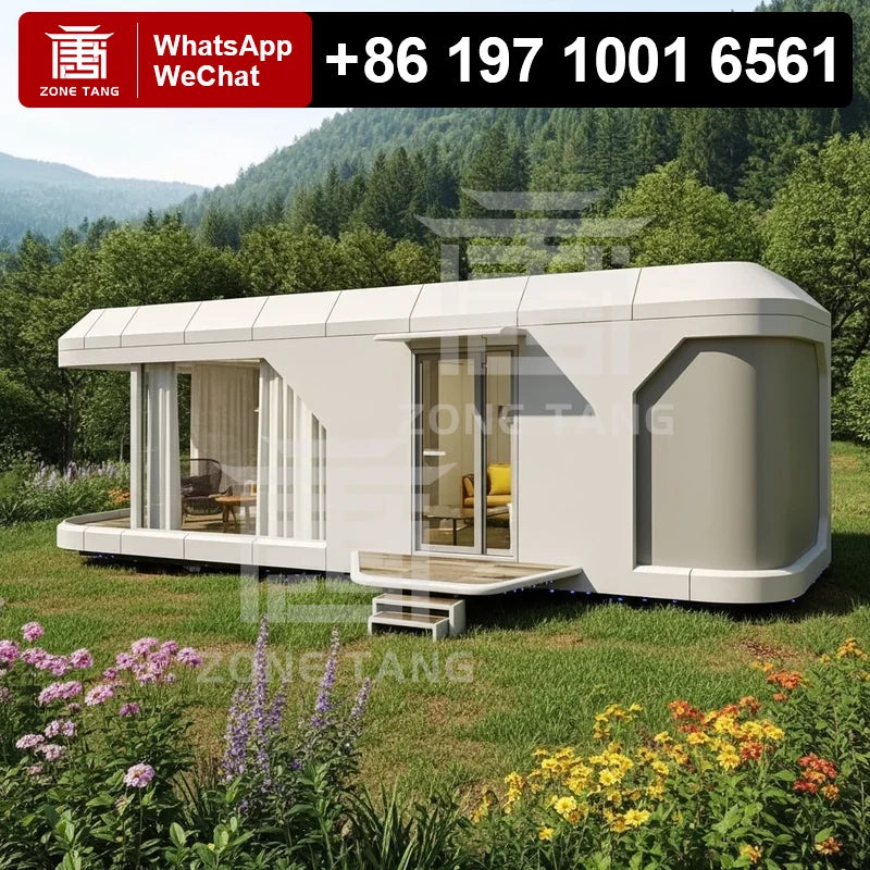 Double Wide Homes For Sale Prefabricated Homes Villa Steel Frame House Space Capsule Home Double Wide Modular Homes Glass Houses