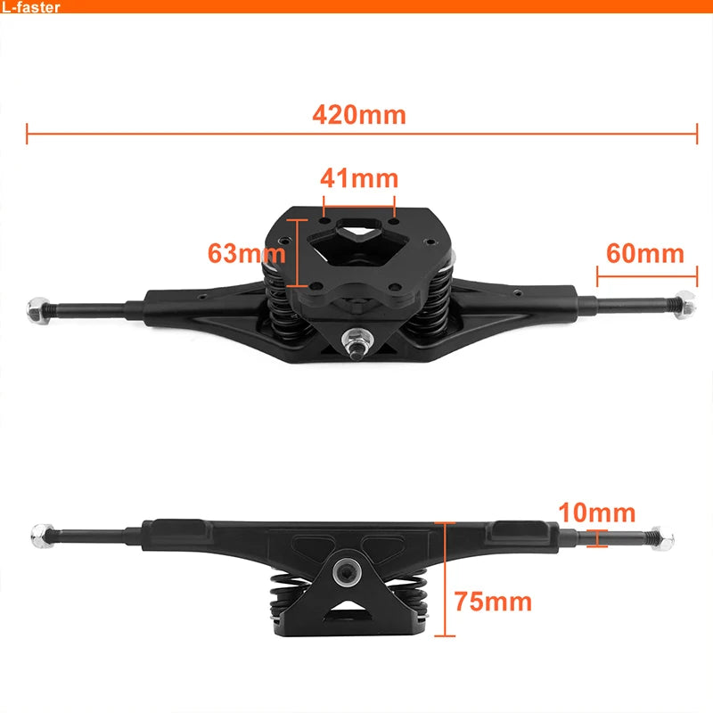 DIY Adult 36V 1650W Dual Motors Electric Longboards 8 Inch off Road Tire Skate Board Kit