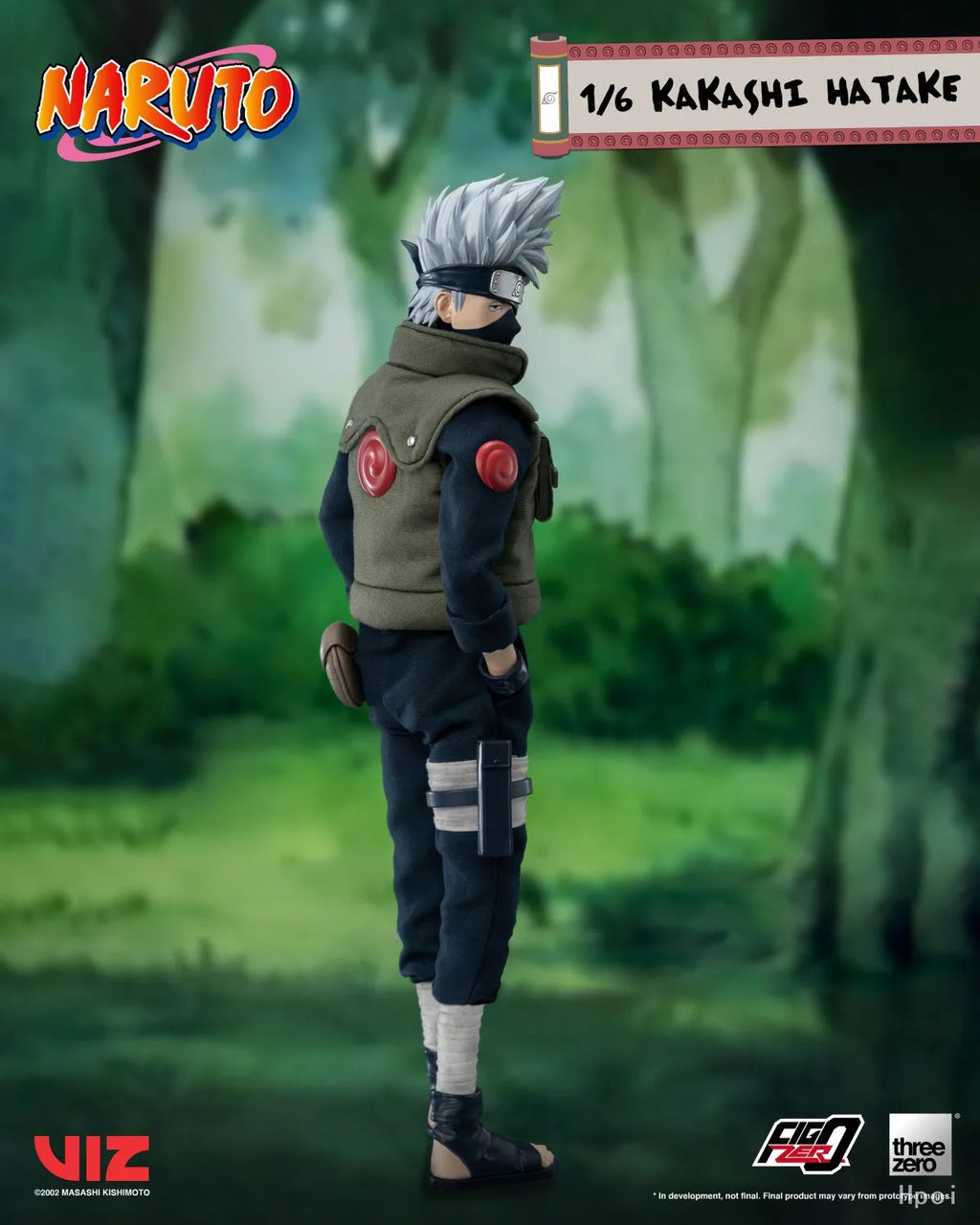 Threezero Genuine FigZero Series Naruto Uzumaki Kakashi Hatake Uchiha Sasuke Japanese Anime 1/6 Scale Action Figures Model Toys