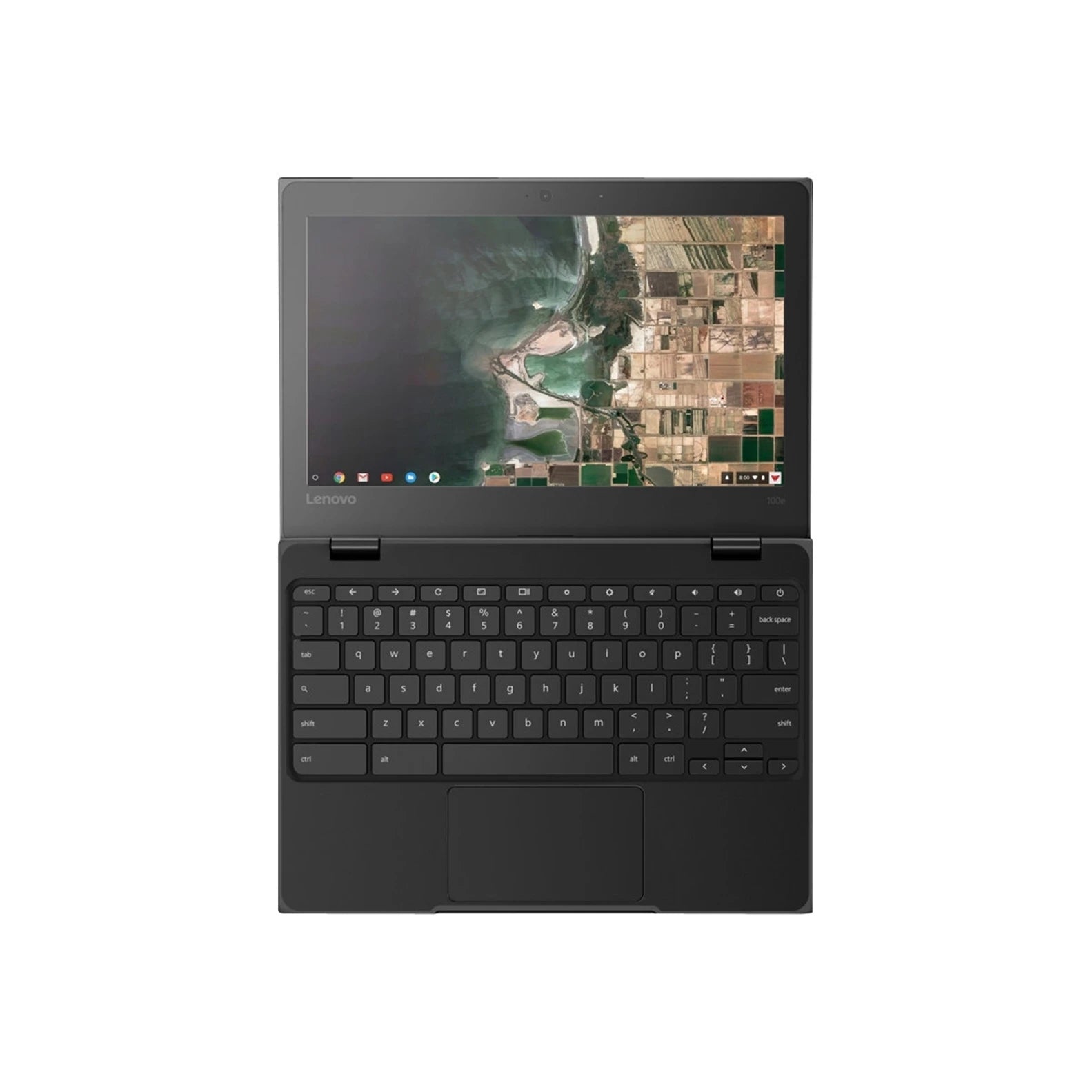 Lenovo Chromebook 100e 11.6" 4GB 16GB Intel Celeron N3350 X2 1.1GHz, Black  (Certified Refurbished)