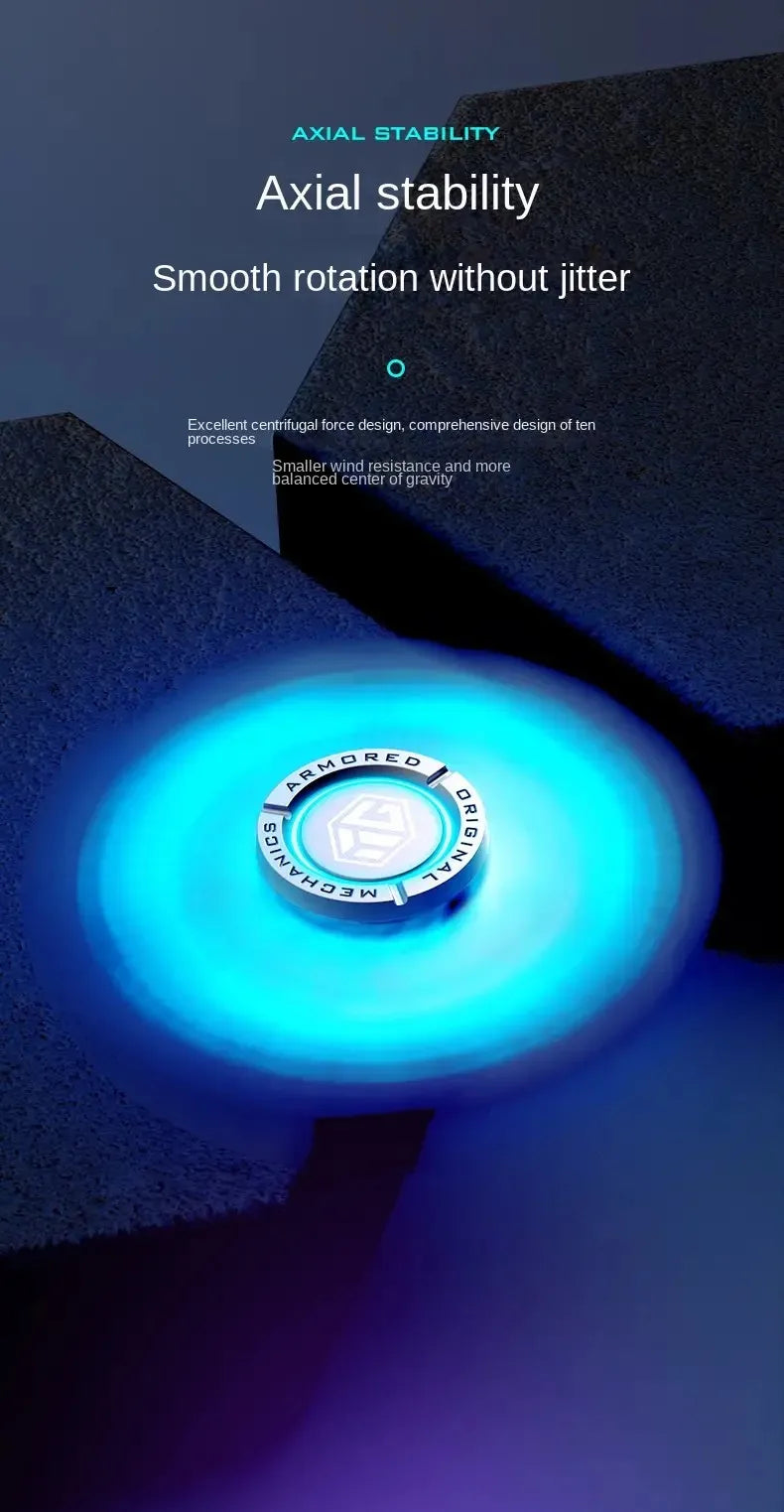 Antistress EDC Luminous Fidget Spinners Alloy Metal Hand Spinner Noctilucent Gyro Stress Relief Toys For Adult Kid Toys