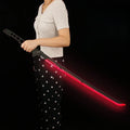 80/108cm Cyberpunk Katana Acrylic Luminous Sword Knife Anime Cosplay Prop Real Size Japanese Katana Samurai Sword Sabre Kid Toy