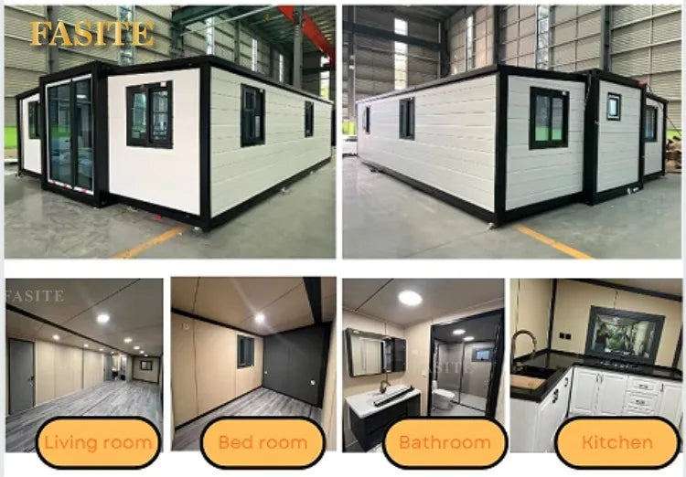 20ft 40ft 2 3 Bedroom Prefab Shipping Container Homes Prebuilt Container House Eco Friendly Solar Powered Compact Customizable