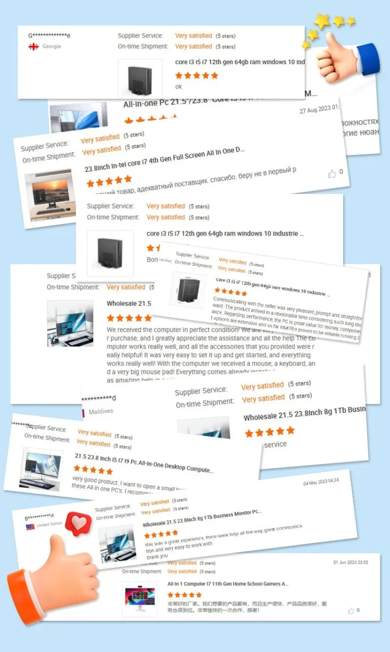 Desktop Computer,Core I5 I7 I9,Monoblock PC,Touch Screen,All in One PC,Barebone System High Performance Office Gaming Computer