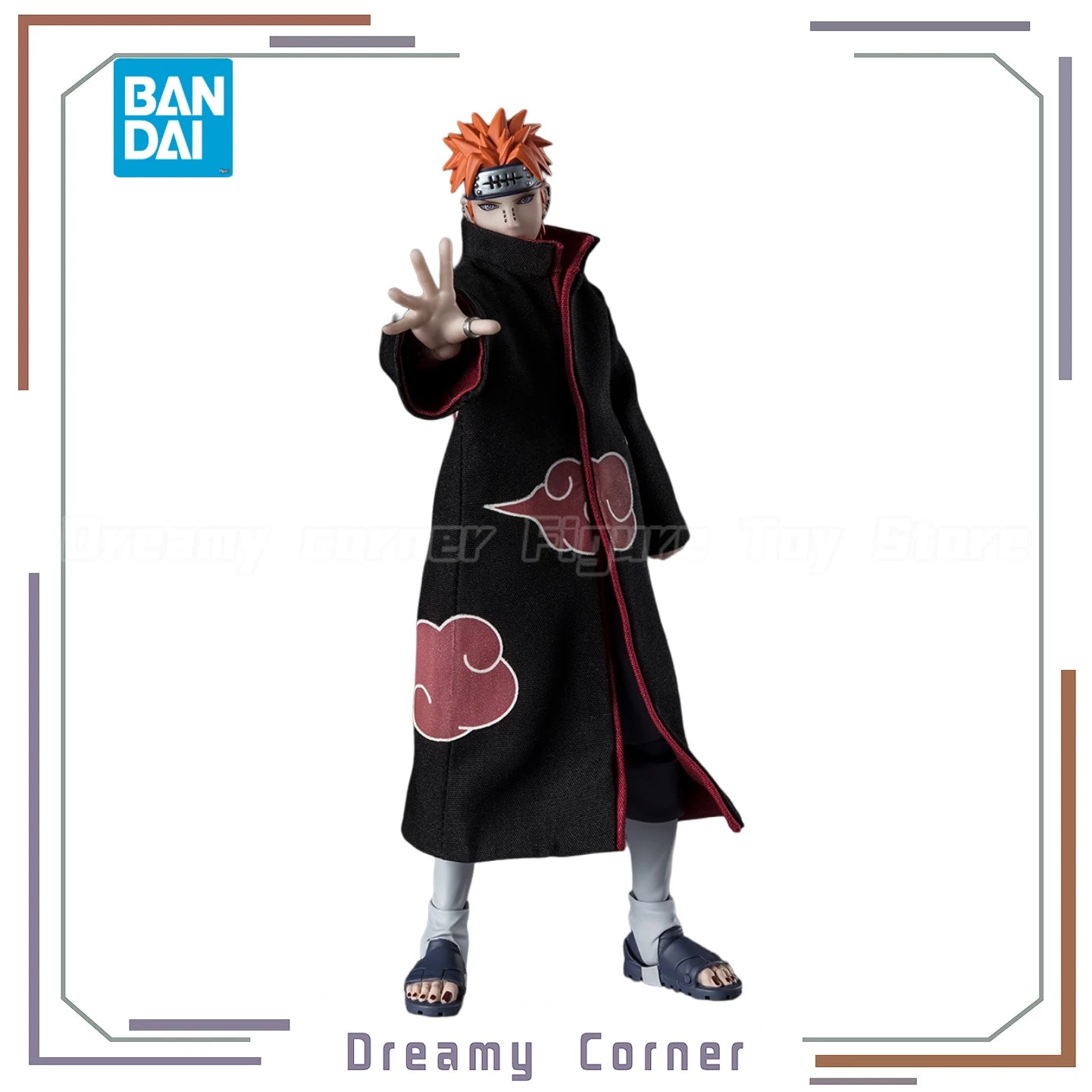 【In Stock】BANDAI SHF NARUTO Shippuden Pain Uzumaki Action Figure
