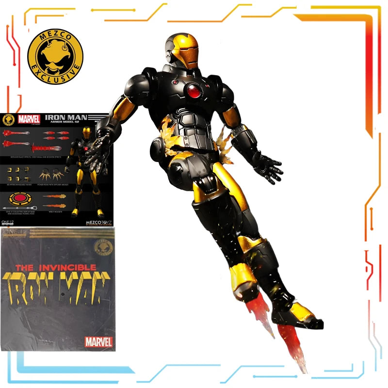 Golden Standard Mezco Original 1/12 Finished Product Movable Exquisite Figurine Marvel Anime Toys Model Festival Gift for Boys