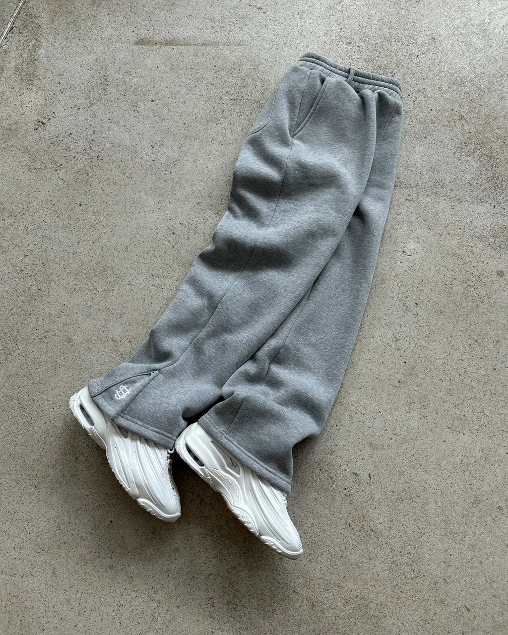 Y2k Retro Loose Straight Baggy Pants Men Tracksuit Pants Unisex Sweatpant Women Zip Embroidery Hip Hop Harajuku Casual Pant Goth